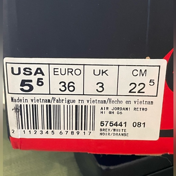 Air Jordan Crimson Tint High size 5.5. In excellent condition with box - Picture 7 of 10